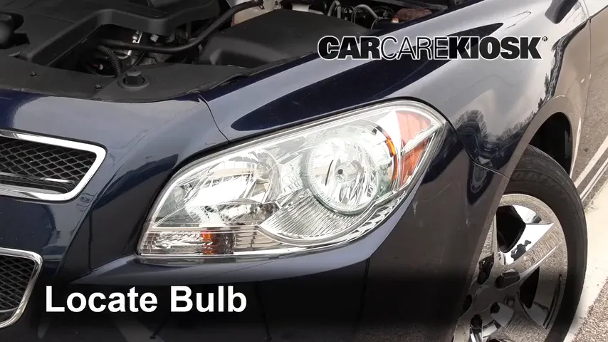 2009 Chevrolet Malibu LS 2.4L 4 Cyl. Lights Turn Signal - Front (replace bulb)